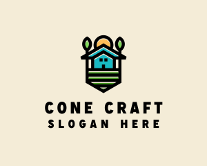 Plant Farm House  logo design