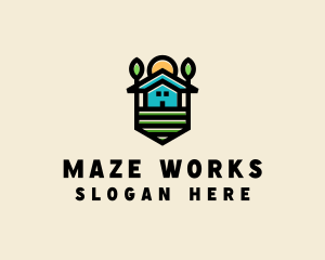 Plant Farm House  logo design