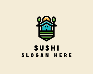 Plant Farm House  logo design