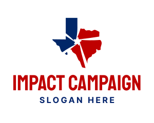 Campaign - Texas Map Campaign logo design