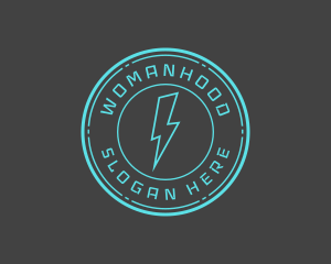 Coding - Power Utilities Stamp logo design