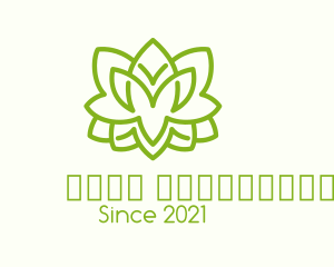 Plant - Minimalist Green Shrub logo design