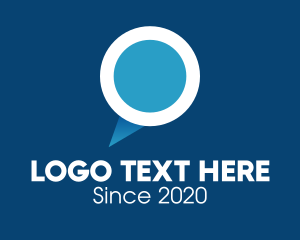 Social Media - Speech Balloon Letter O logo design