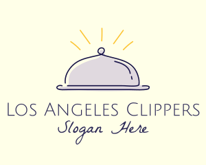 Restaurant Food Cloche logo design