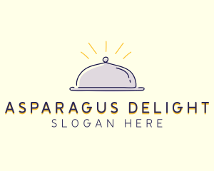 Restaurant Food Cloche logo design