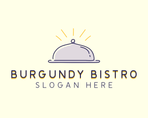 Restaurant Food Cloche logo design