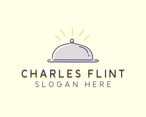 Restaurant Food Cloche logo design