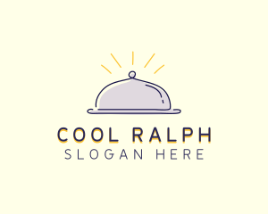 Restaurant Food Cloche logo design