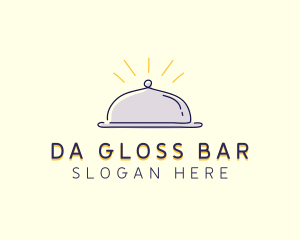 Restaurant Food Cloche logo design