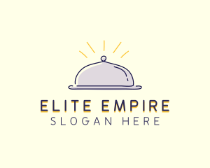 Restaurant Food Cloche logo design