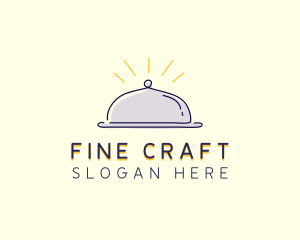 Restaurant Food Cloche logo design