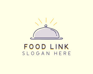 Restaurant Food Cloche logo design