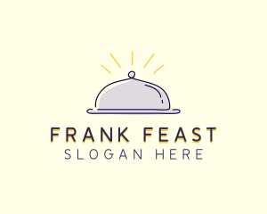 Restaurant Food Cloche logo design