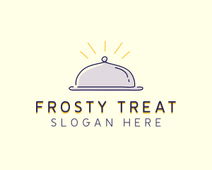 Restaurant Food Cloche logo design