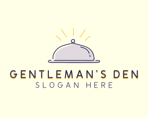 Restaurant Food Cloche logo design