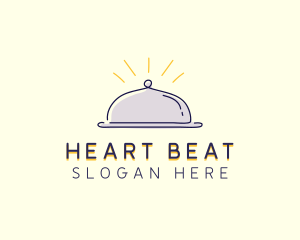 Restaurant Food Cloche logo design