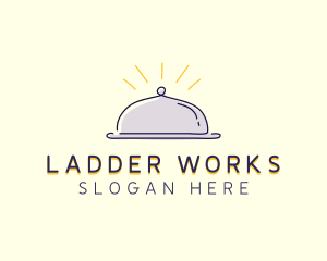 Restaurant Food Cloche logo design