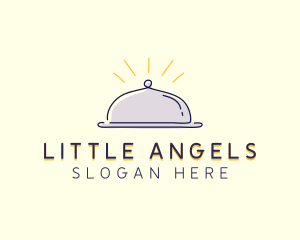 Restaurant Food Cloche logo design