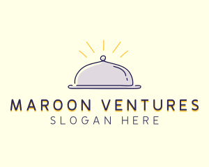 Restaurant Food Cloche logo design