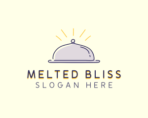 Restaurant Food Cloche logo design