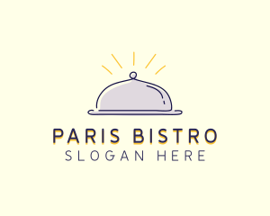 Restaurant Food Cloche logo design