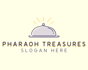 Restaurant Food Cloche logo design