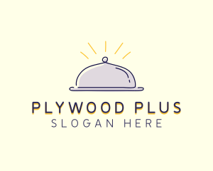 Restaurant Food Cloche logo design