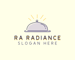 Restaurant Food Cloche logo design