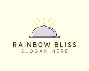 Restaurant Food Cloche logo design