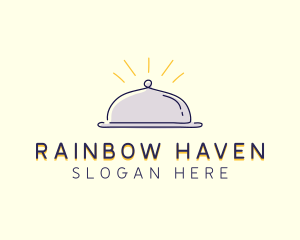 Restaurant Food Cloche logo design