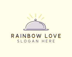 Restaurant Food Cloche logo design