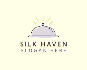 Restaurant Food Cloche logo design