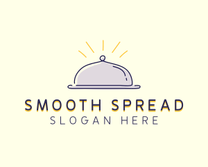 Restaurant Food Cloche logo design