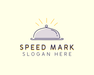 Restaurant Food Cloche logo design