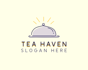 Restaurant Food Cloche logo design