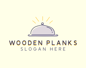 Restaurant Food Cloche logo design