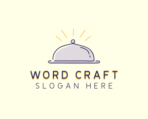 Restaurant Food Cloche logo design