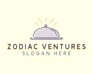 Restaurant Food Cloche logo design