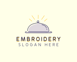 Restaurant Food Cloche logo design