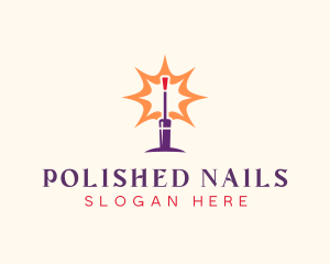 Beauty Nail Polish logo design