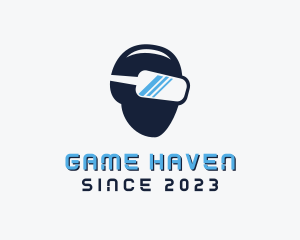 Gamer - VR Gamer Goggles logo design
