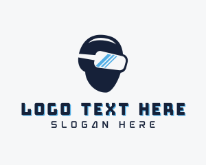 VR Gamer Goggles logo design