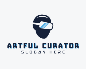 VR Gamer Goggles logo design