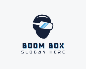 VR Gamer Goggles logo design