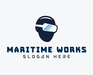 VR Gamer Goggles logo design