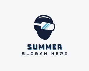 VR Gamer Goggles logo design