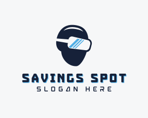 VR Gamer Goggles logo design