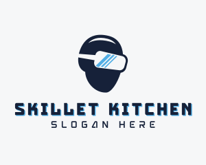 VR Gamer Goggles logo design