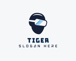 VR Gamer Goggles logo design