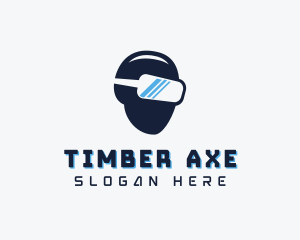 VR Gamer Goggles logo design